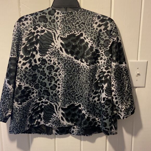 Ruby Road petite animal print jacket size 14 P - Picture 6 of 6